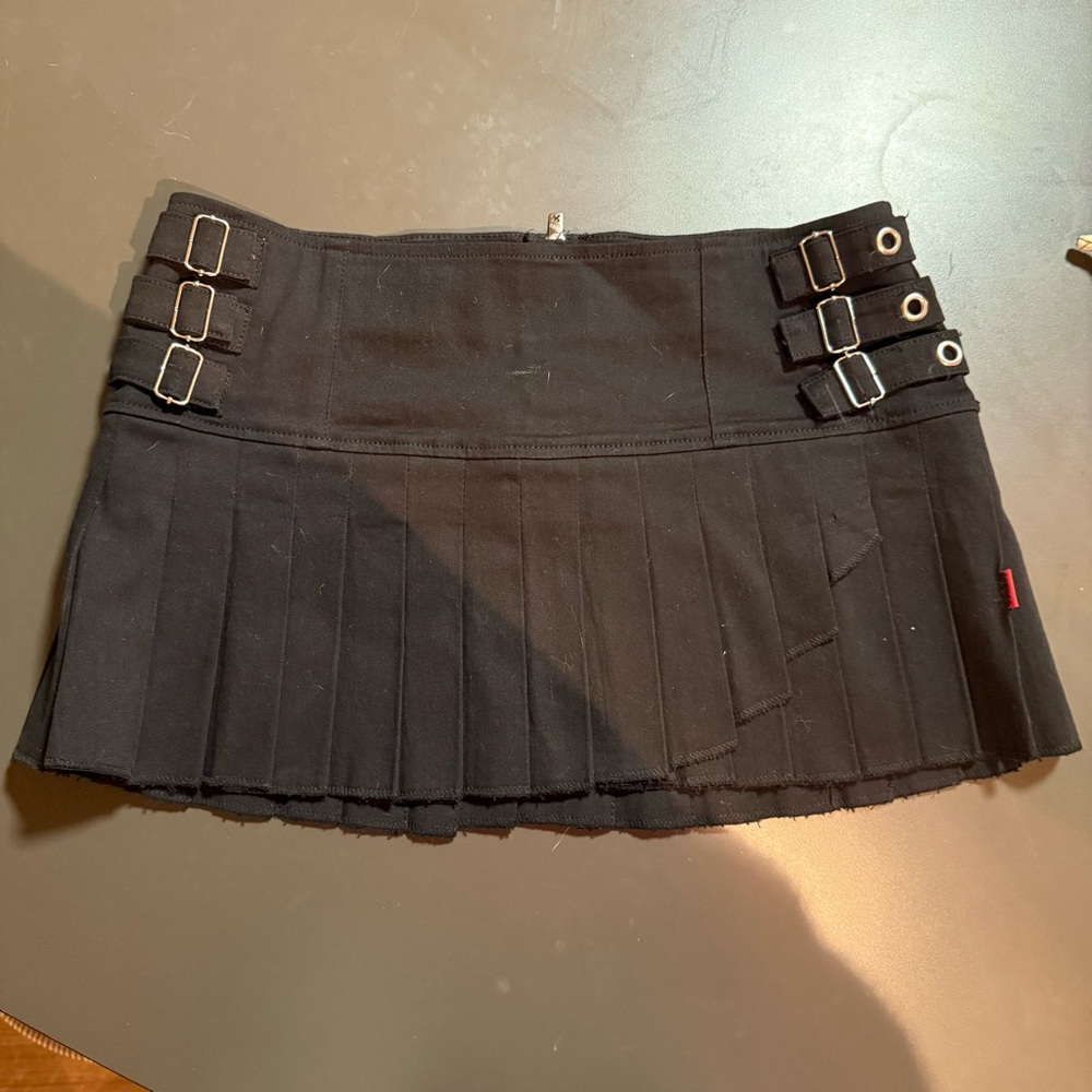 Tripp Black Pleated Mini Skirt